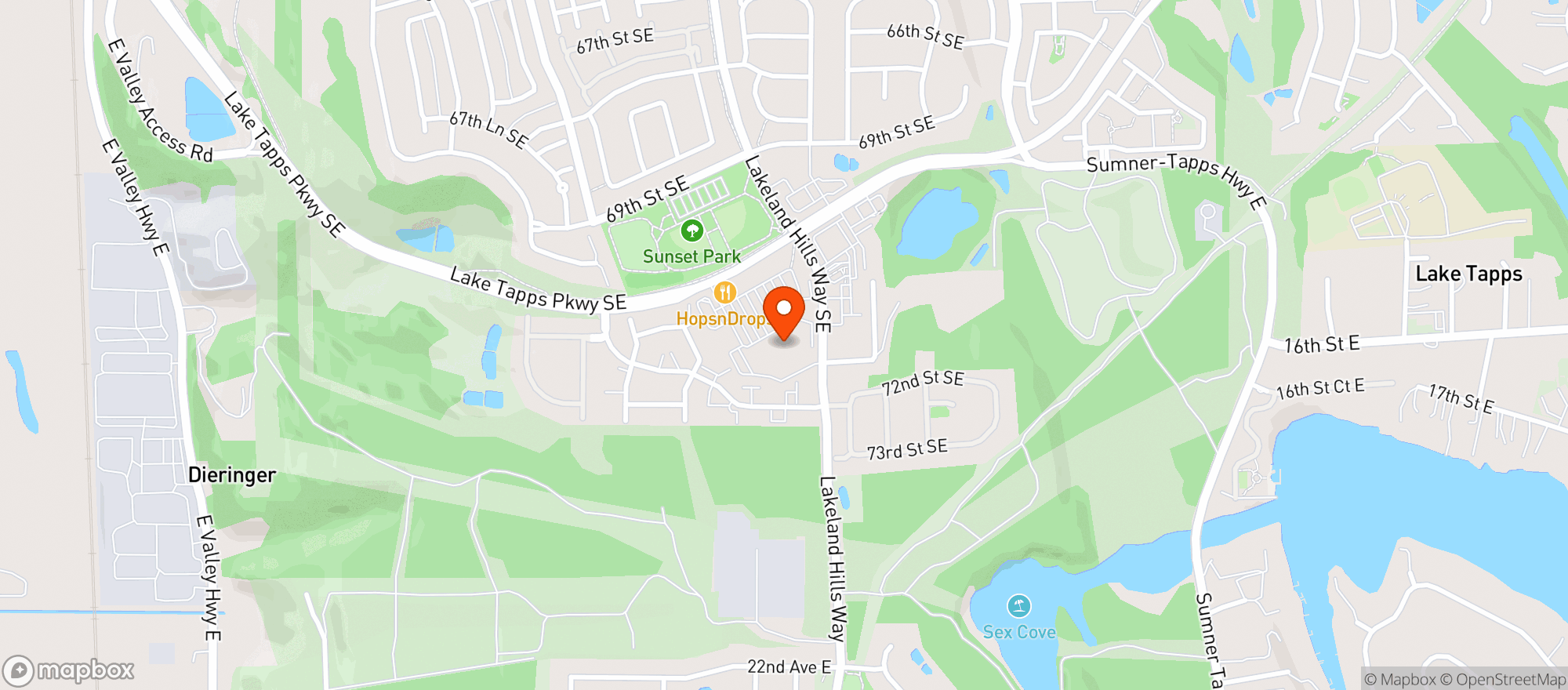 Map showing Haggen - 3438