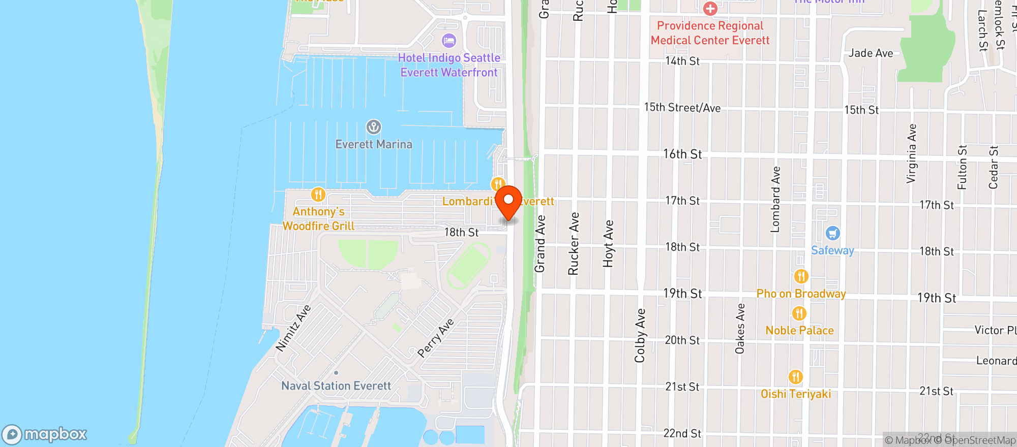 Map showing Anthonys