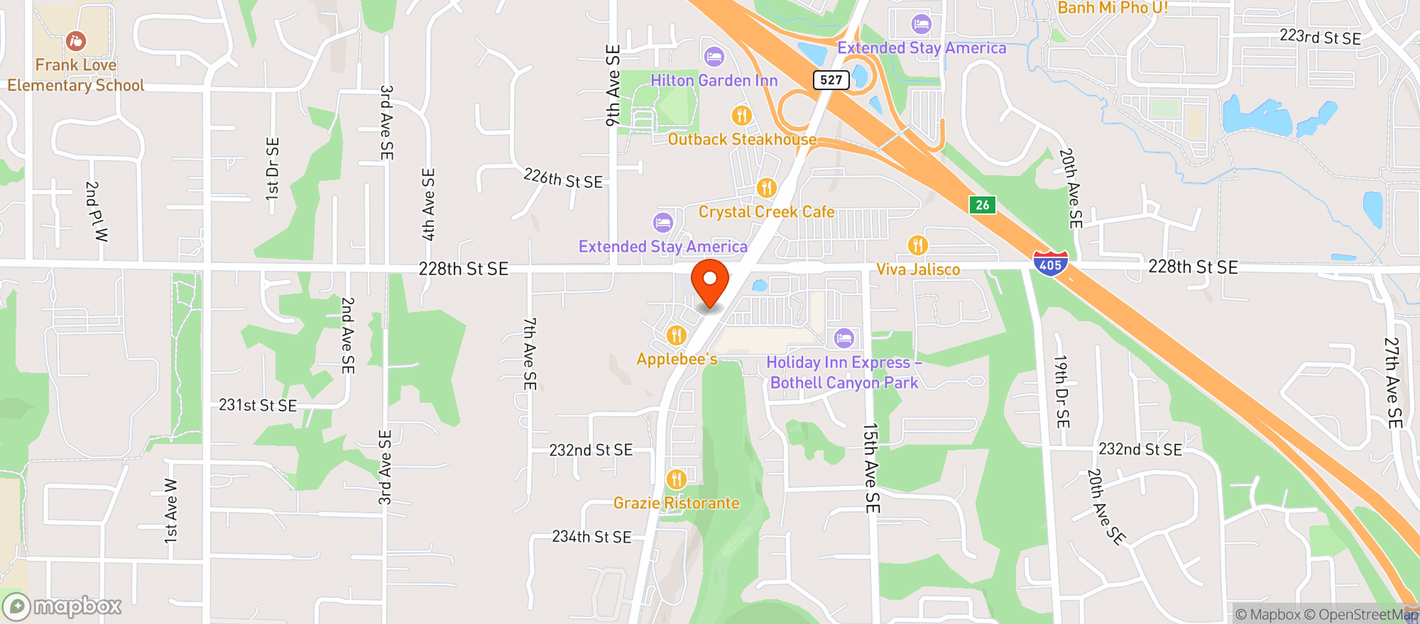Map showing Jacksons