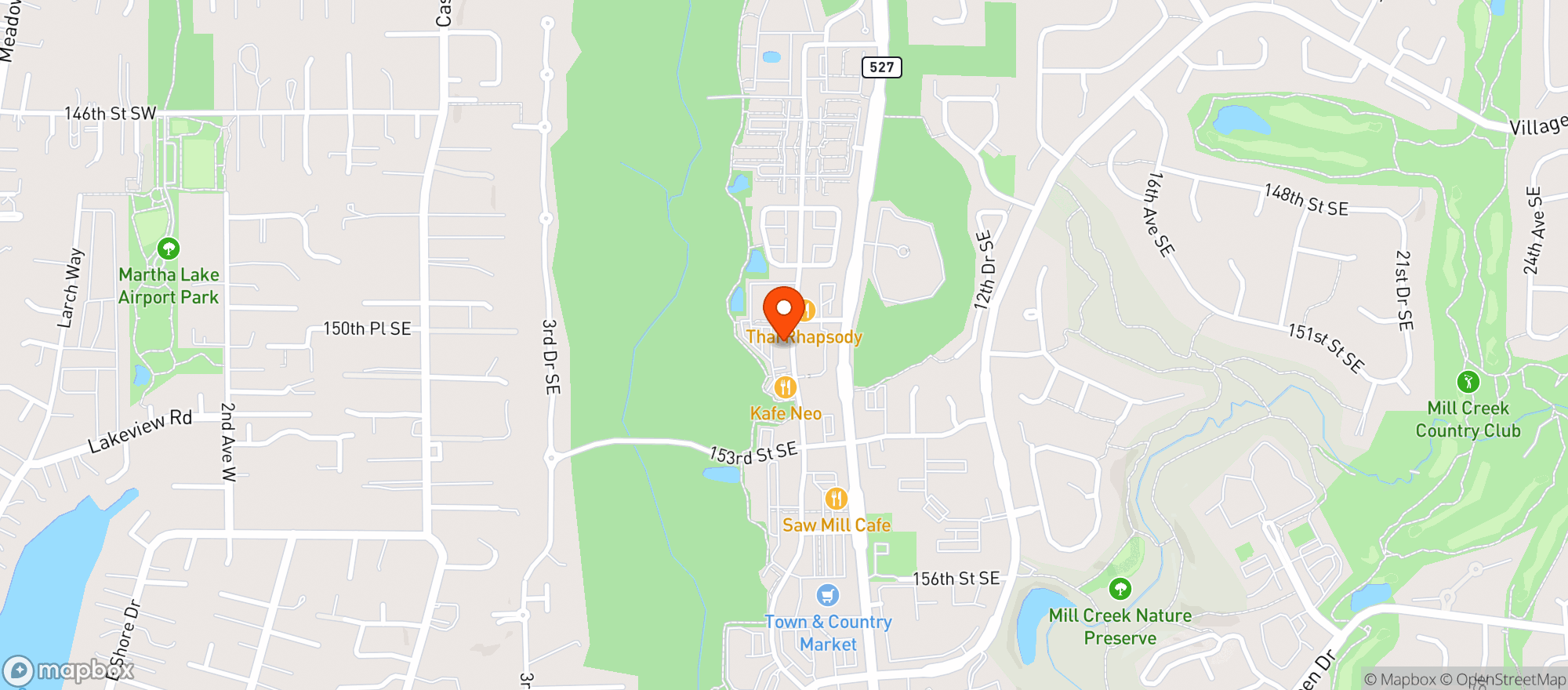 Map showing Azul Restaurant & Lounge