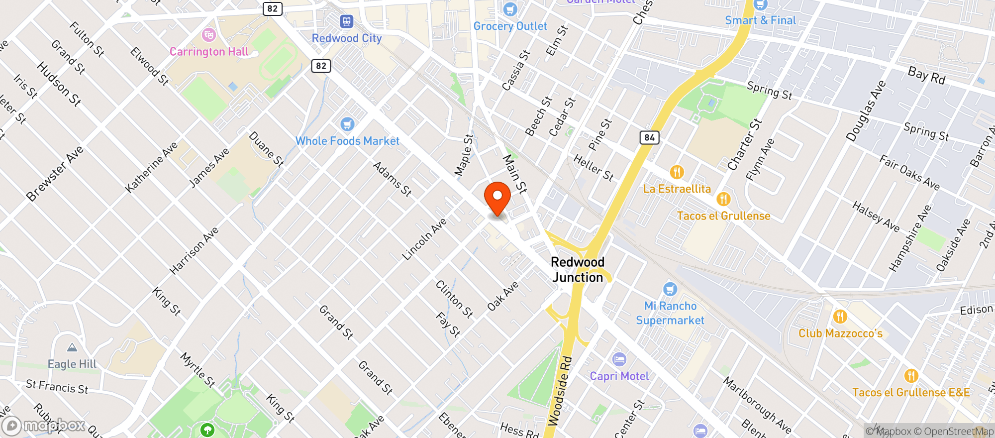Map showing Bevmo!