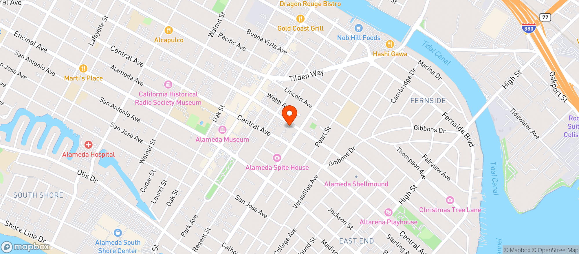 Map showing Craft Beer & Wine LLC