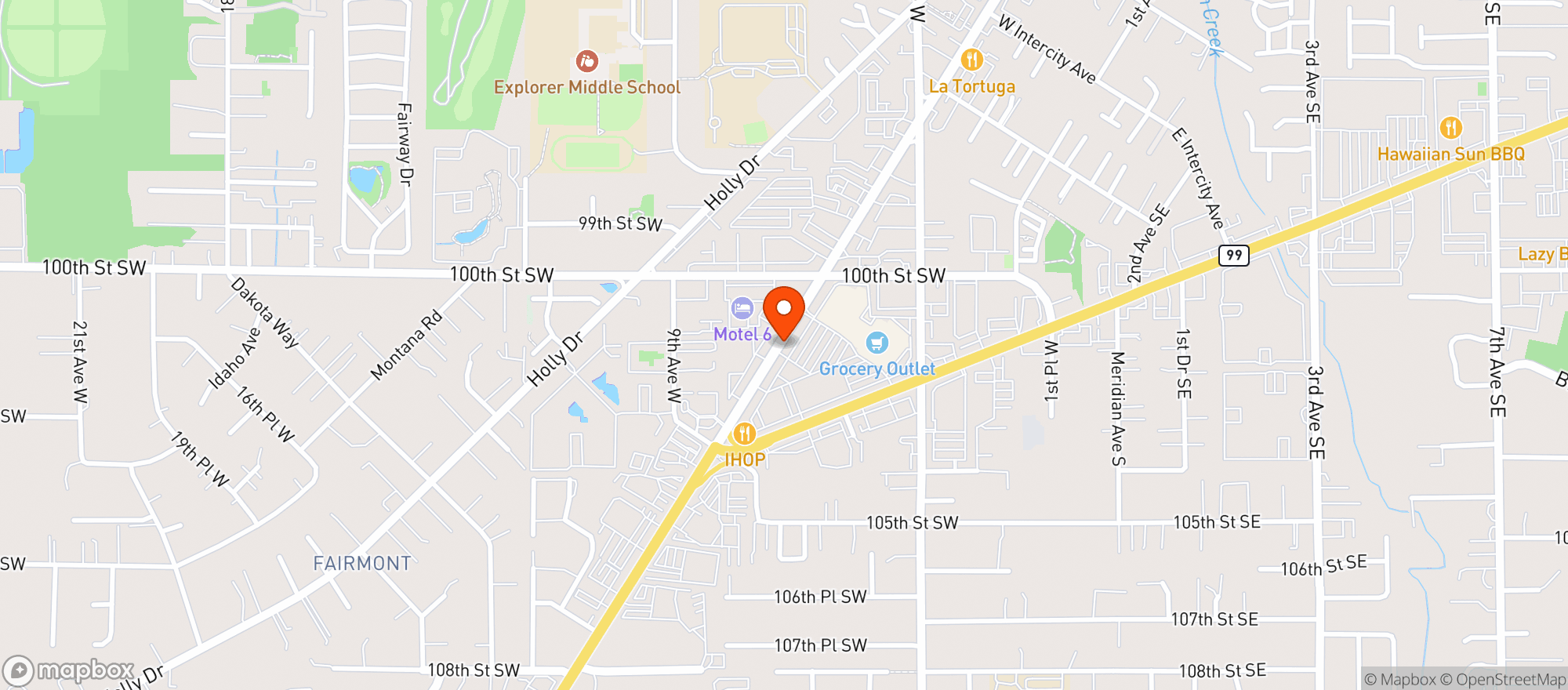 Map showing Rite Aid Pharmacy