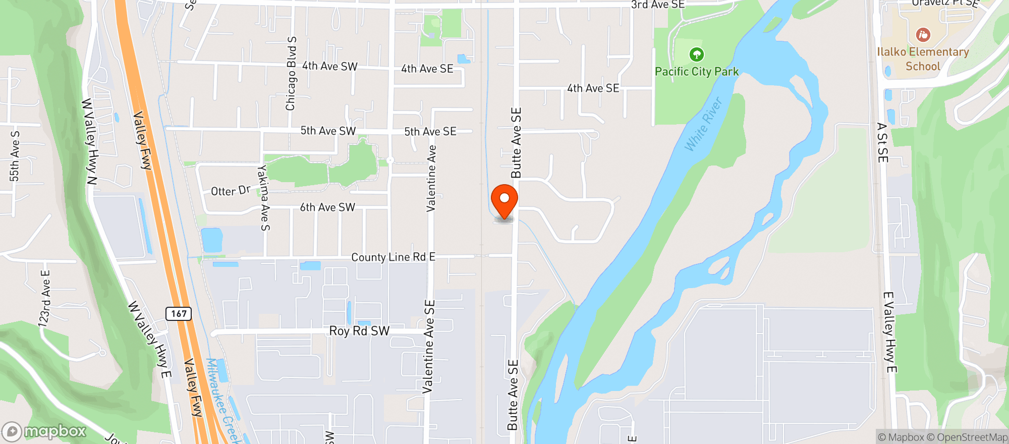 Map showing One Stop Tobacco Vape & More - Drive Through
