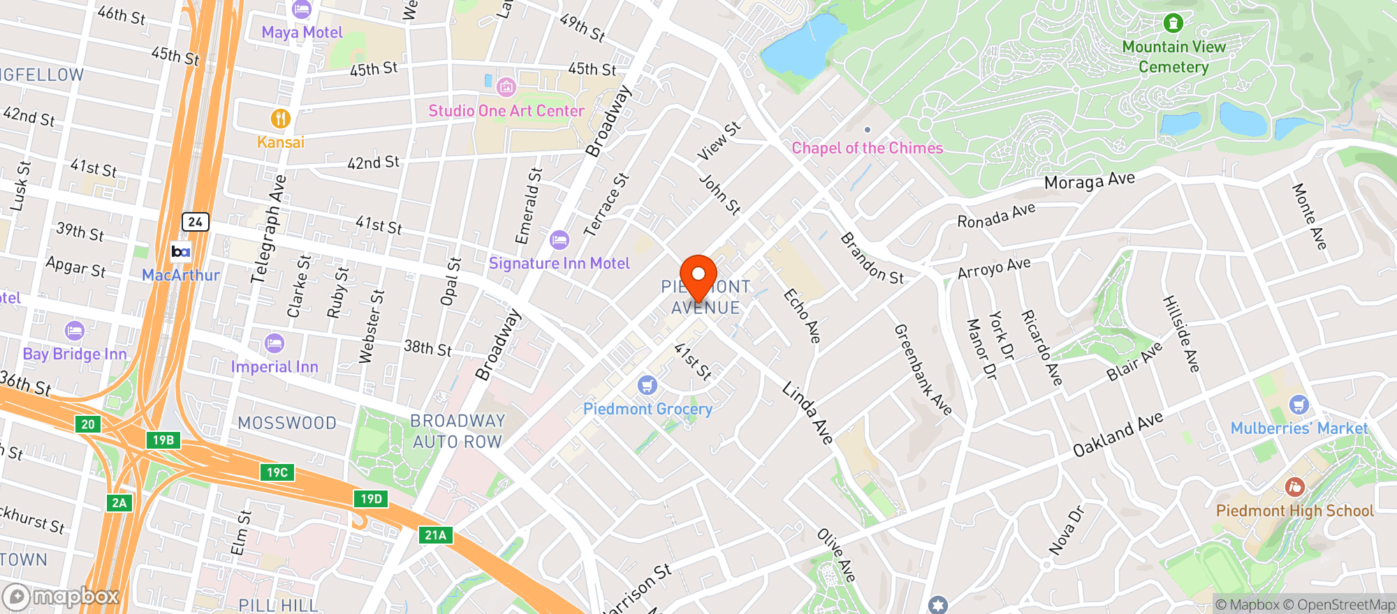 Map showing Wine on Piedmont