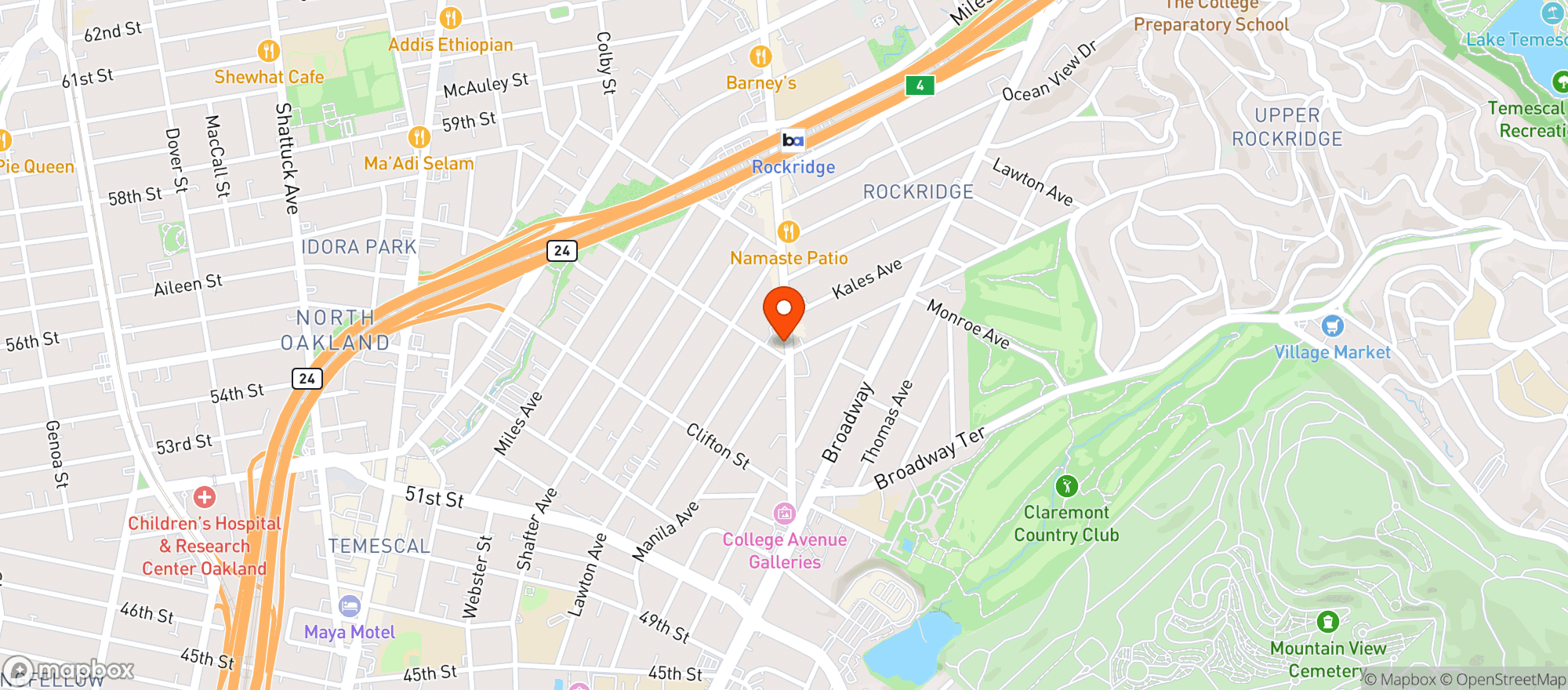 Map showing Belotti Ristorante E Bottega
