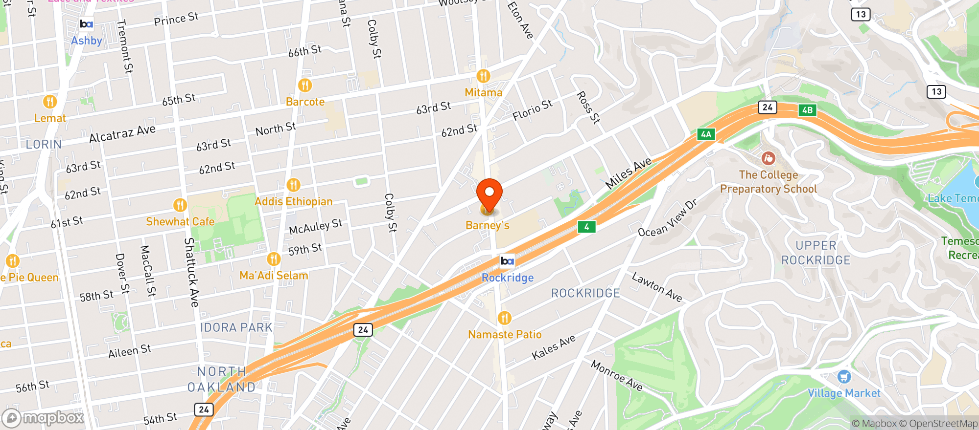 Map showing Redfield Cider Bar & Bottle Shop