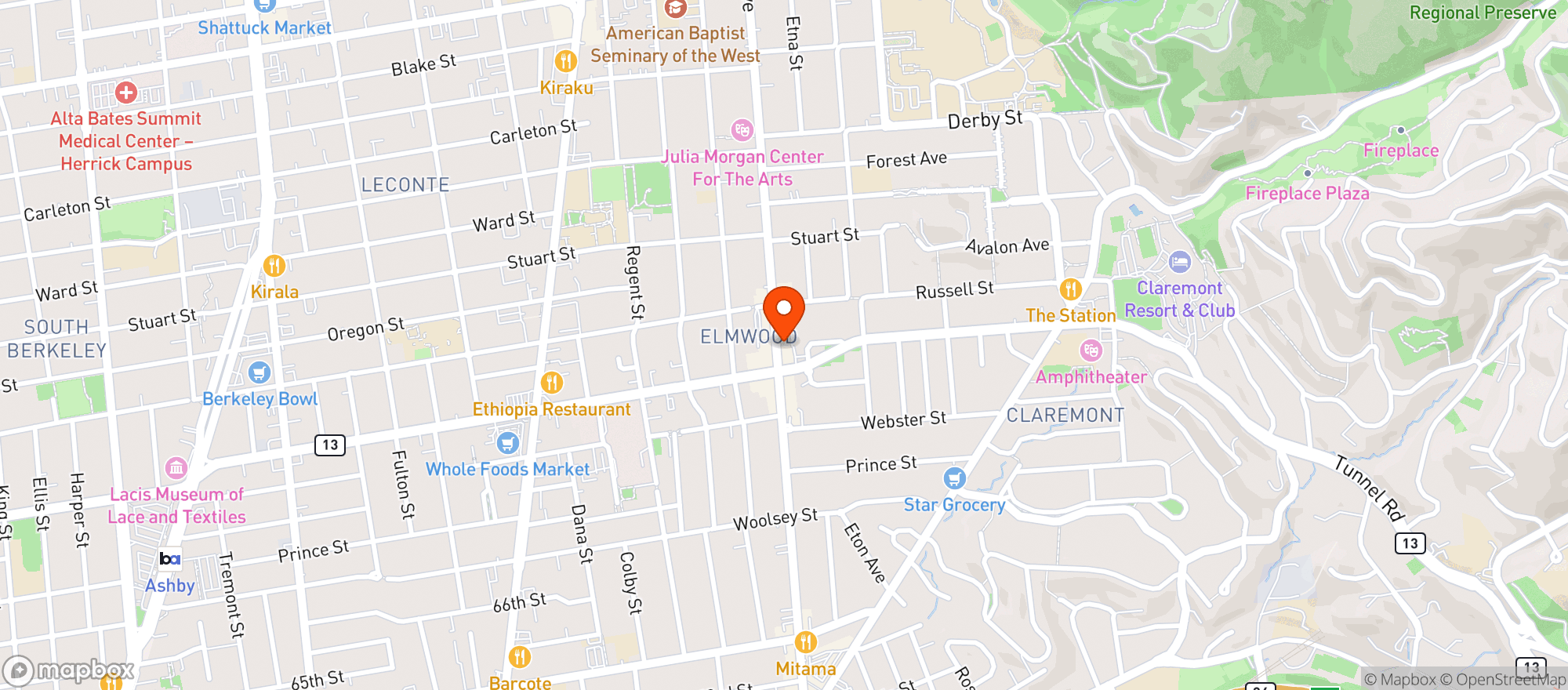 Map showing Book Society