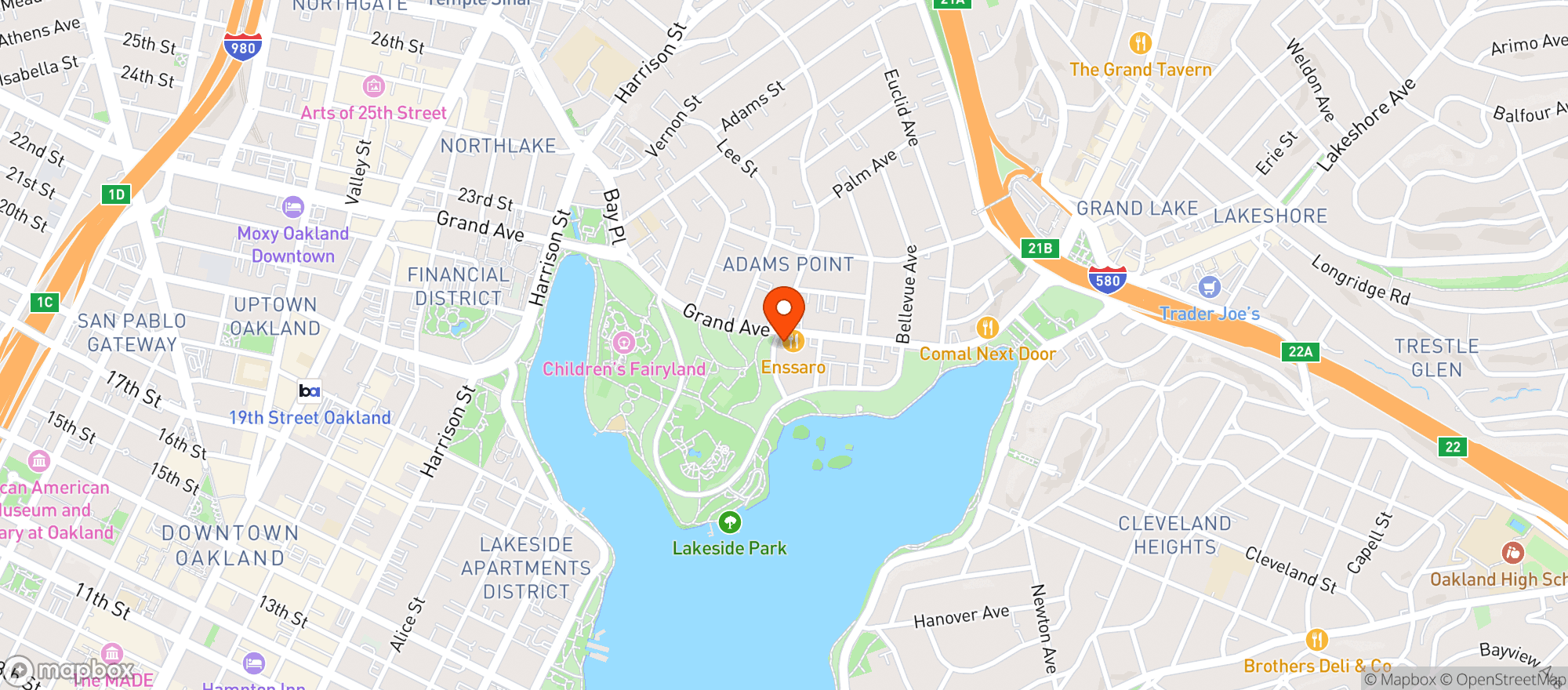 Map showing Clio's