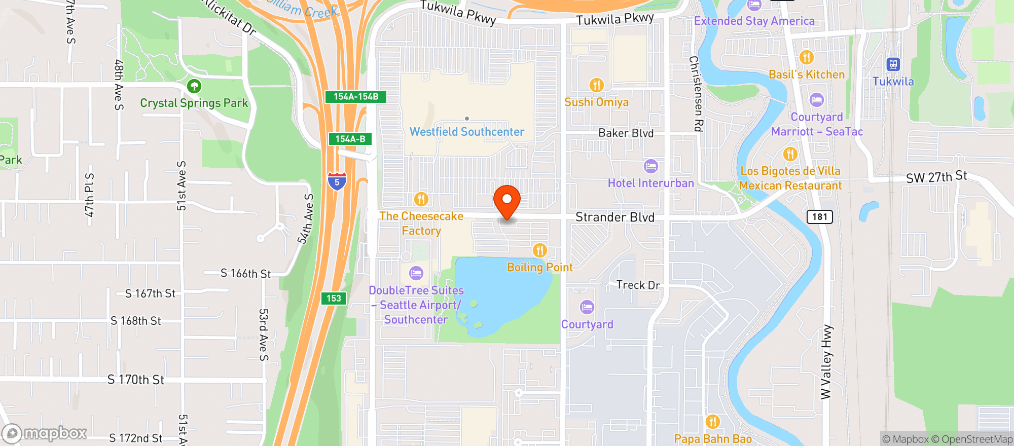 Map showing Target