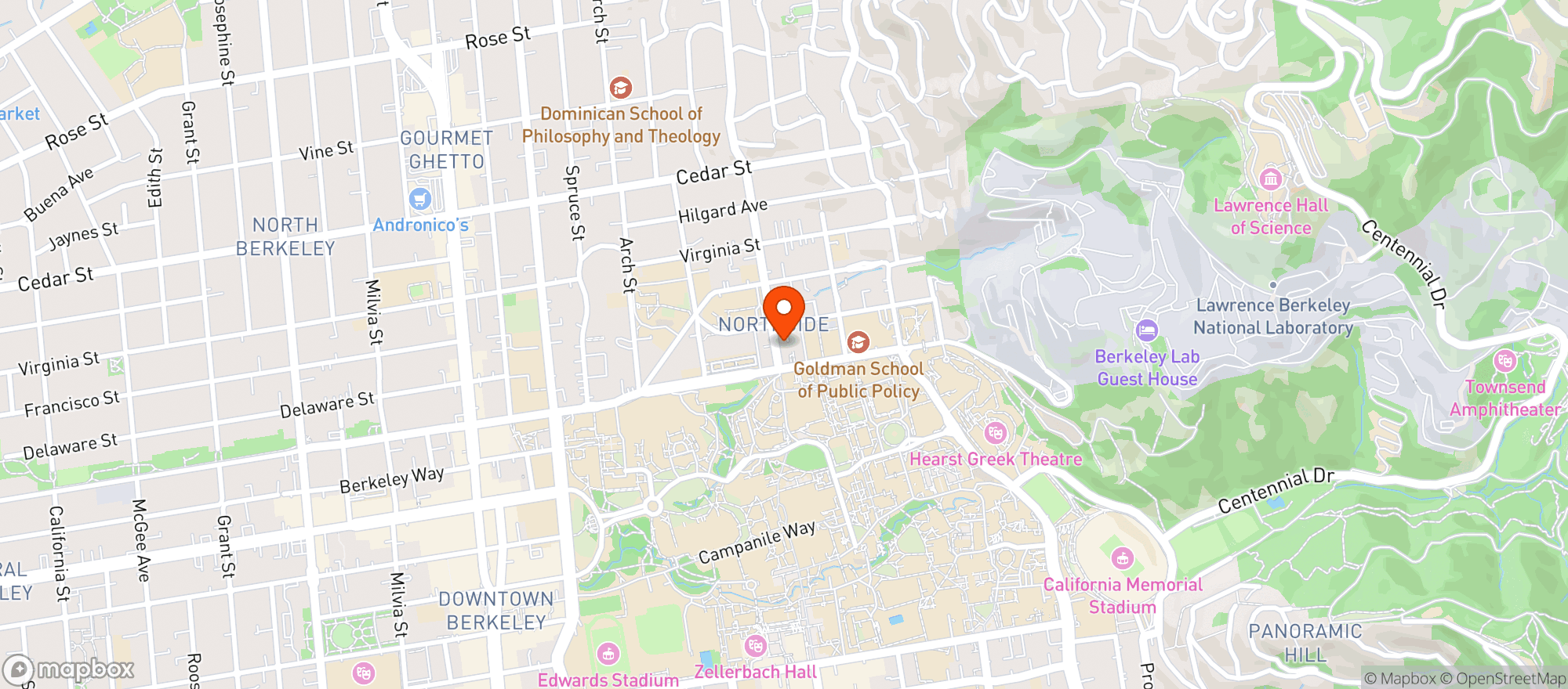 Map showing Seven Palms Food Center