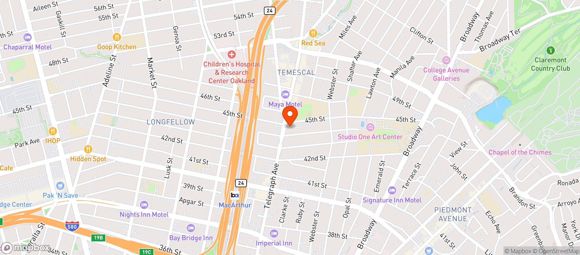 Map showing Root'd 510