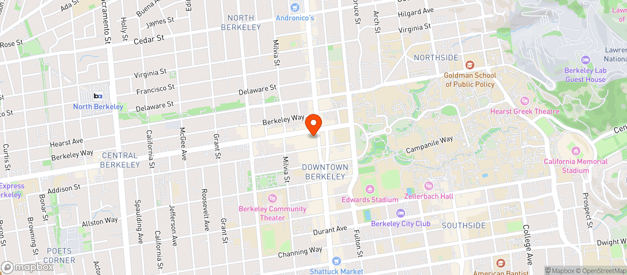 Map showing Tap In Lounge