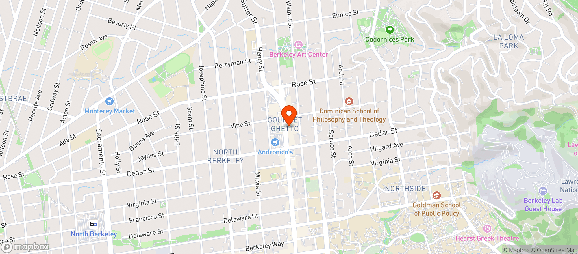 Map showing BAR Panisse