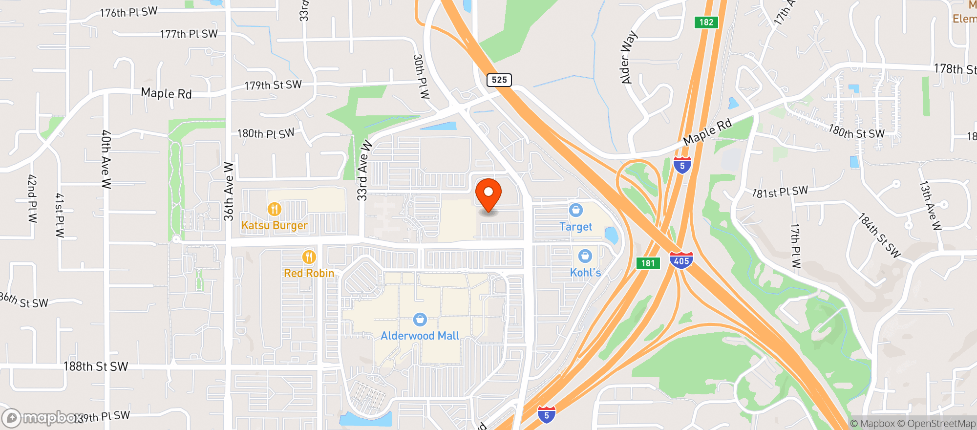 Map showing Total Wine - Lynnwood