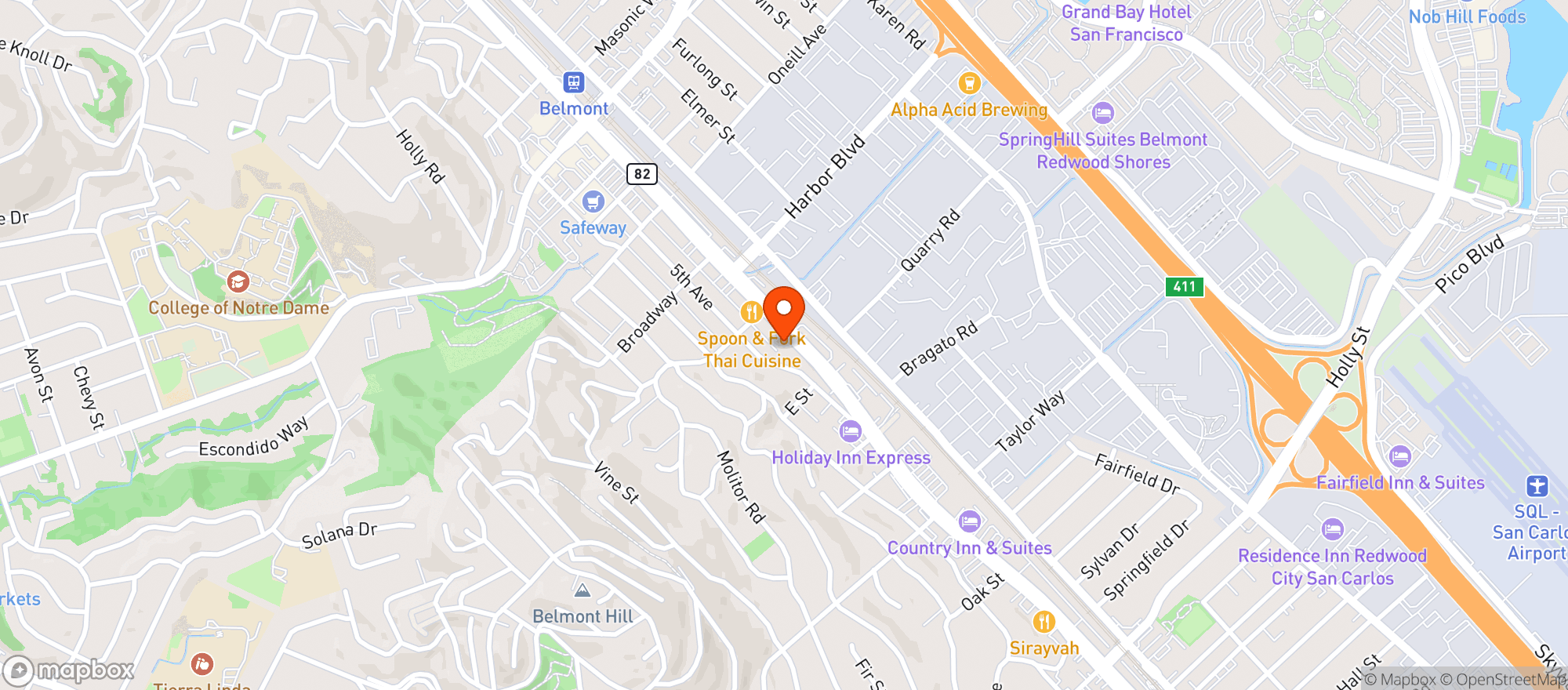 Map showing Nug Cannavine Cannabis Dispensary