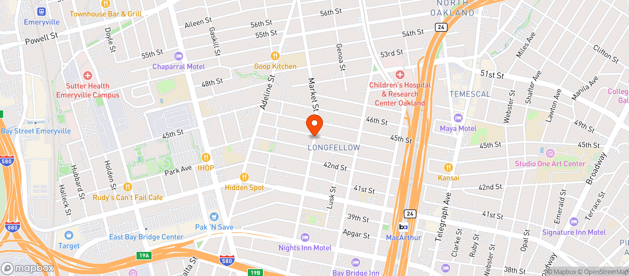 Map showing General Liquor