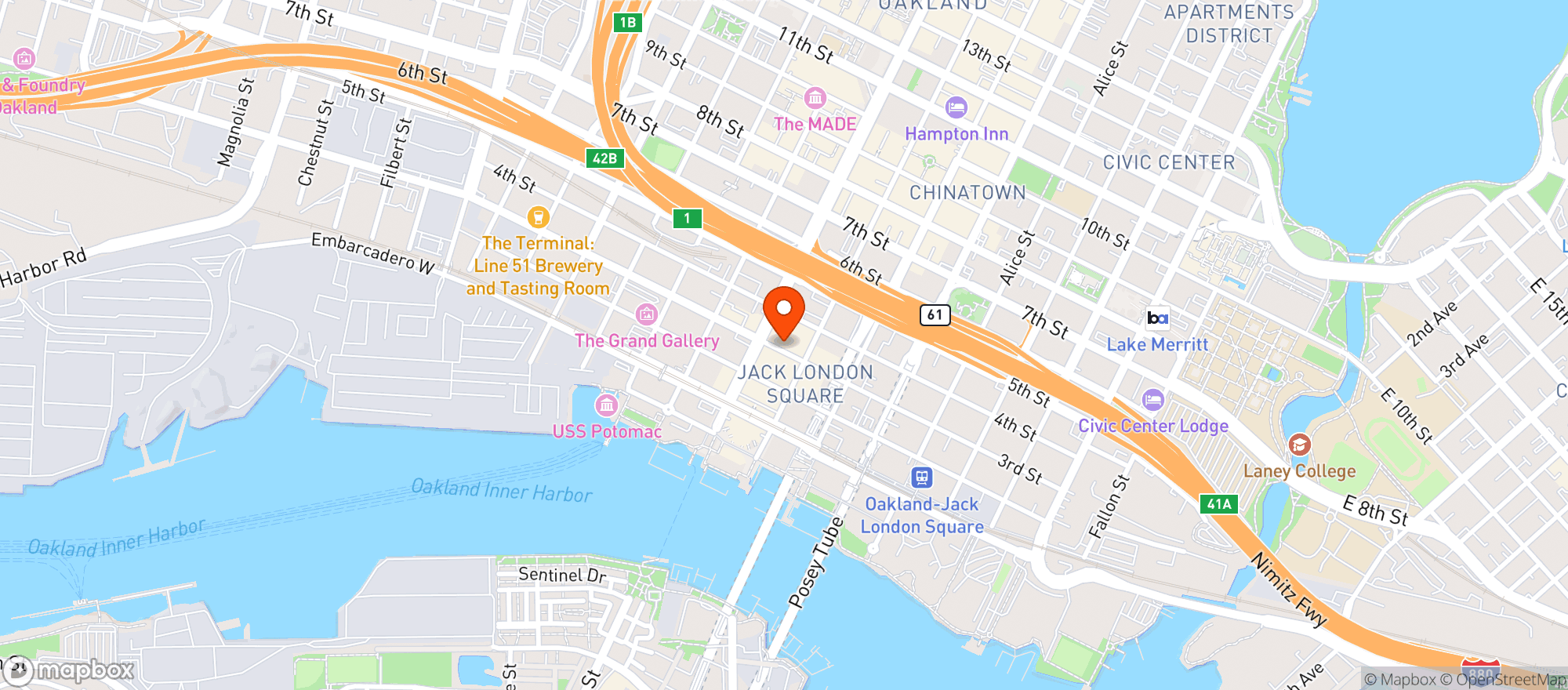 Map showing Alta Vina LLC