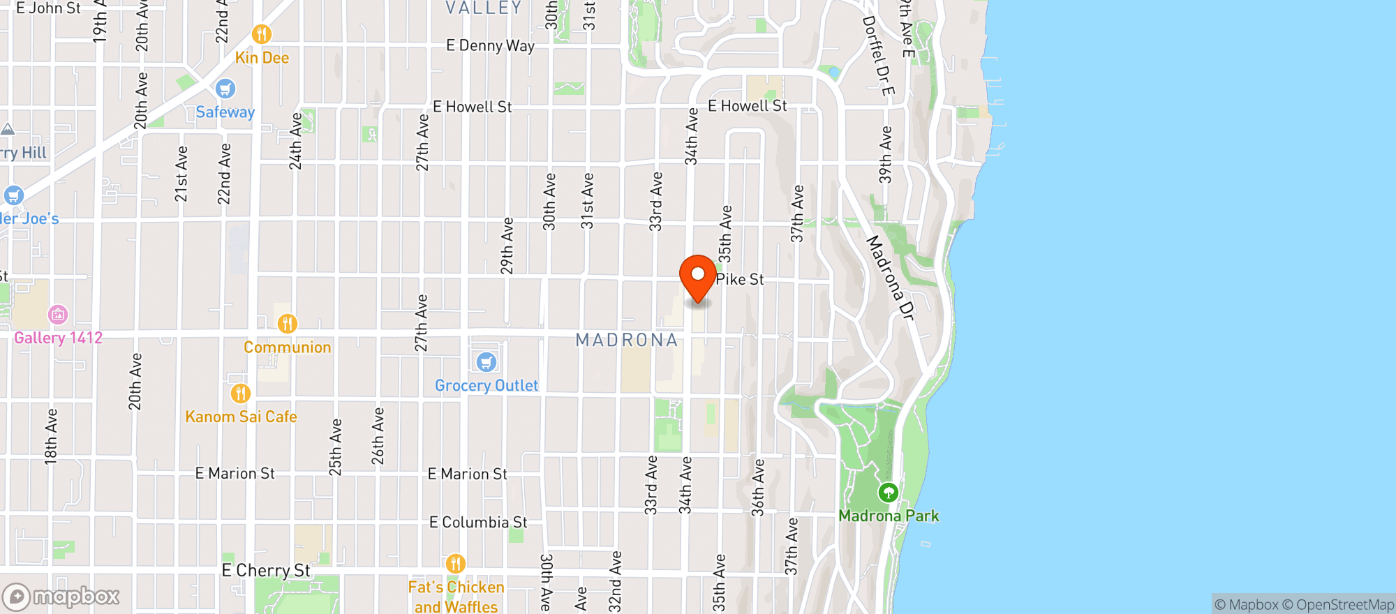 Map showing Bottlehouse