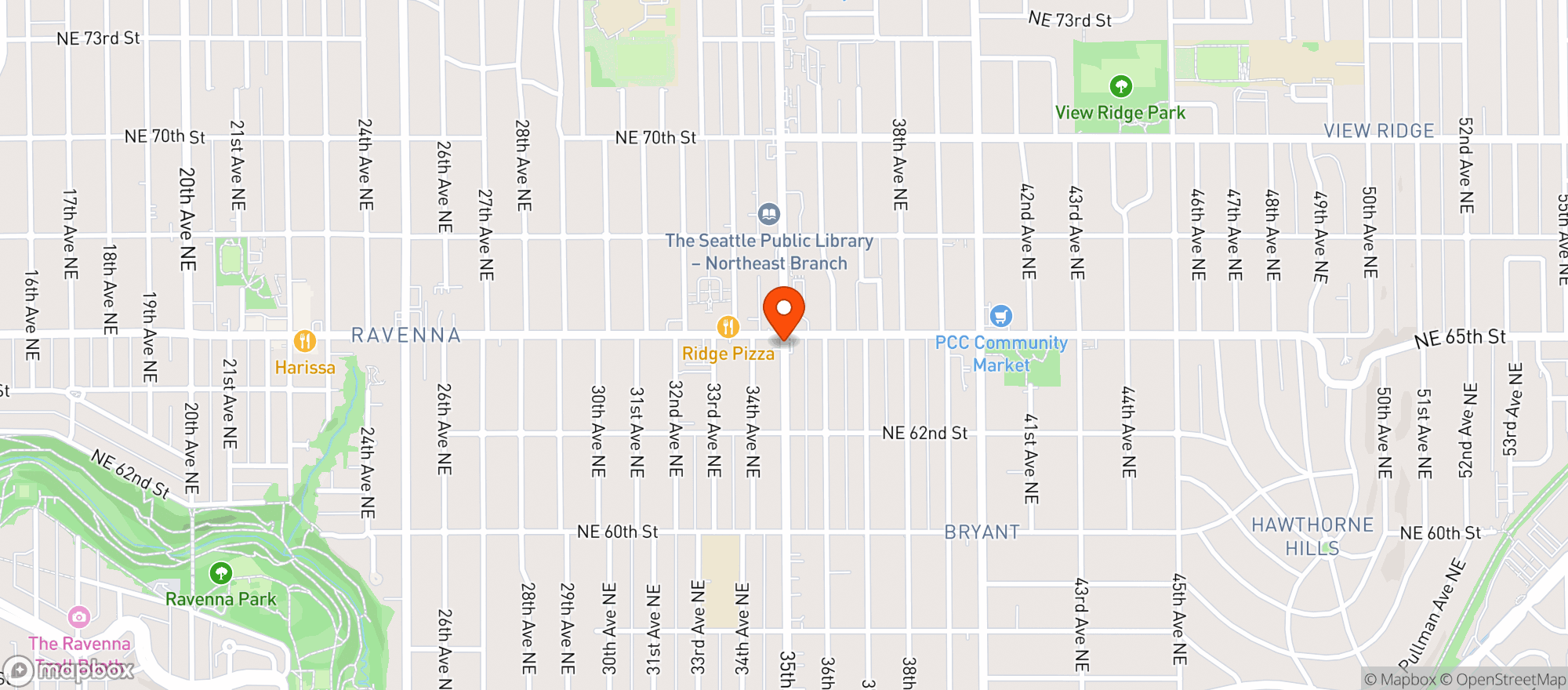Map showing Wedgwood Mart