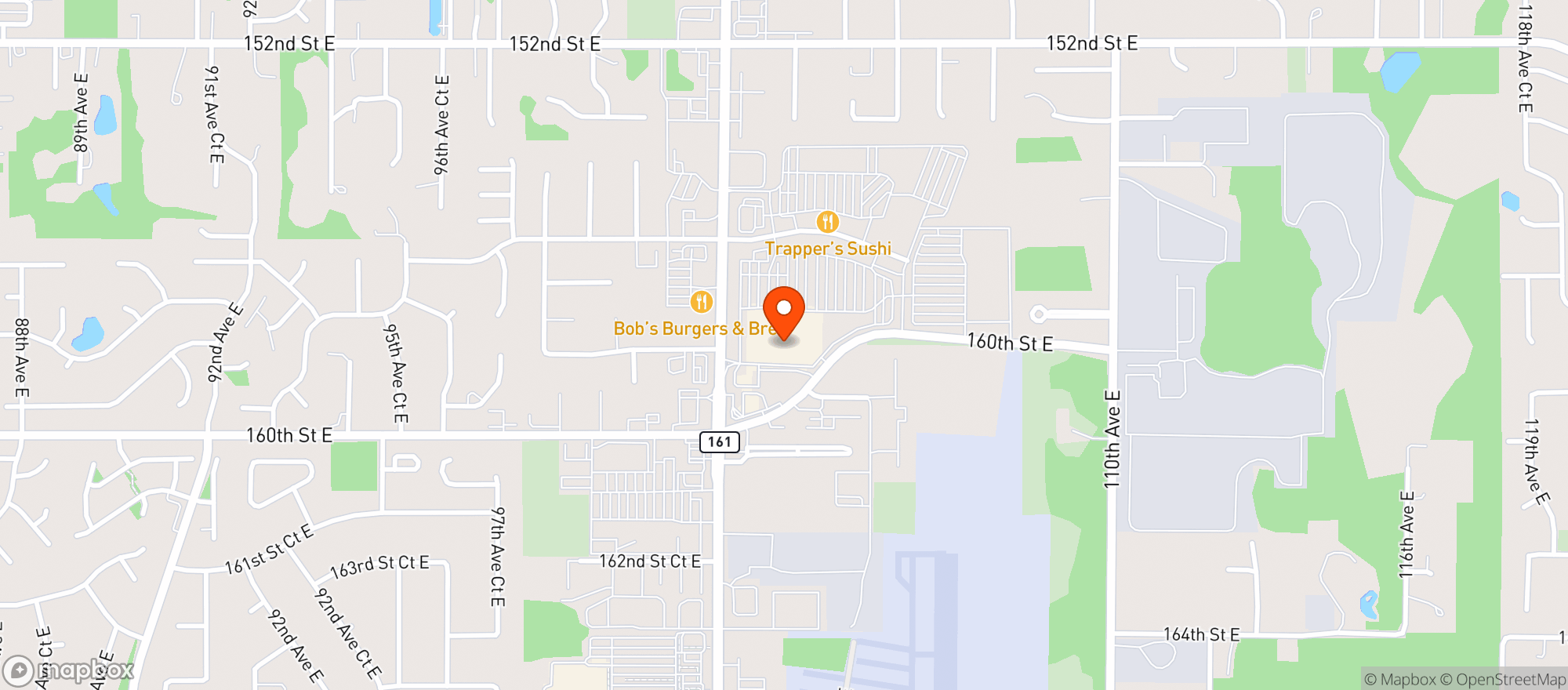 Map showing Target