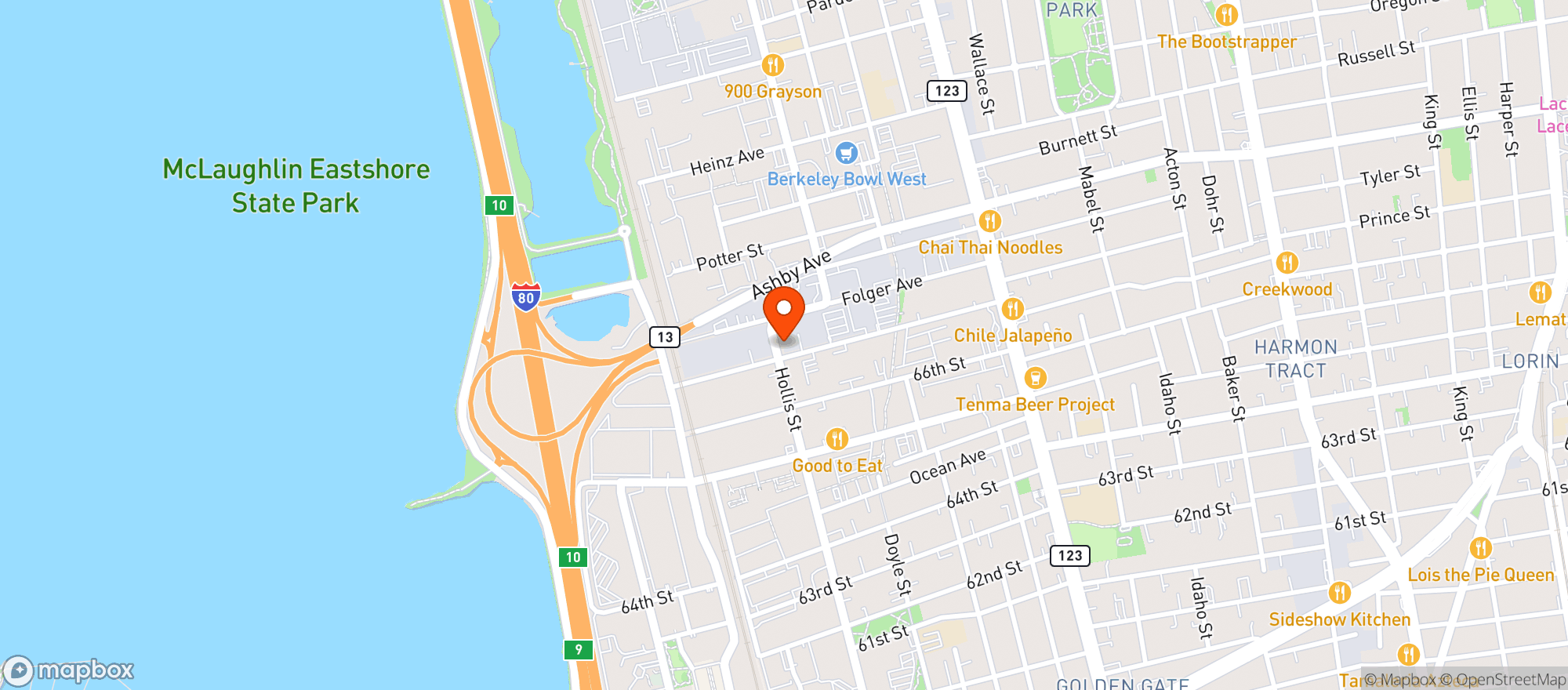 Map showing Prizefighter