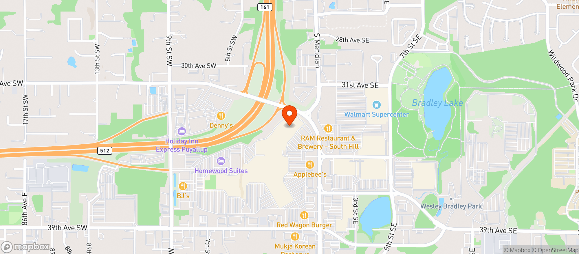 Map showing Target