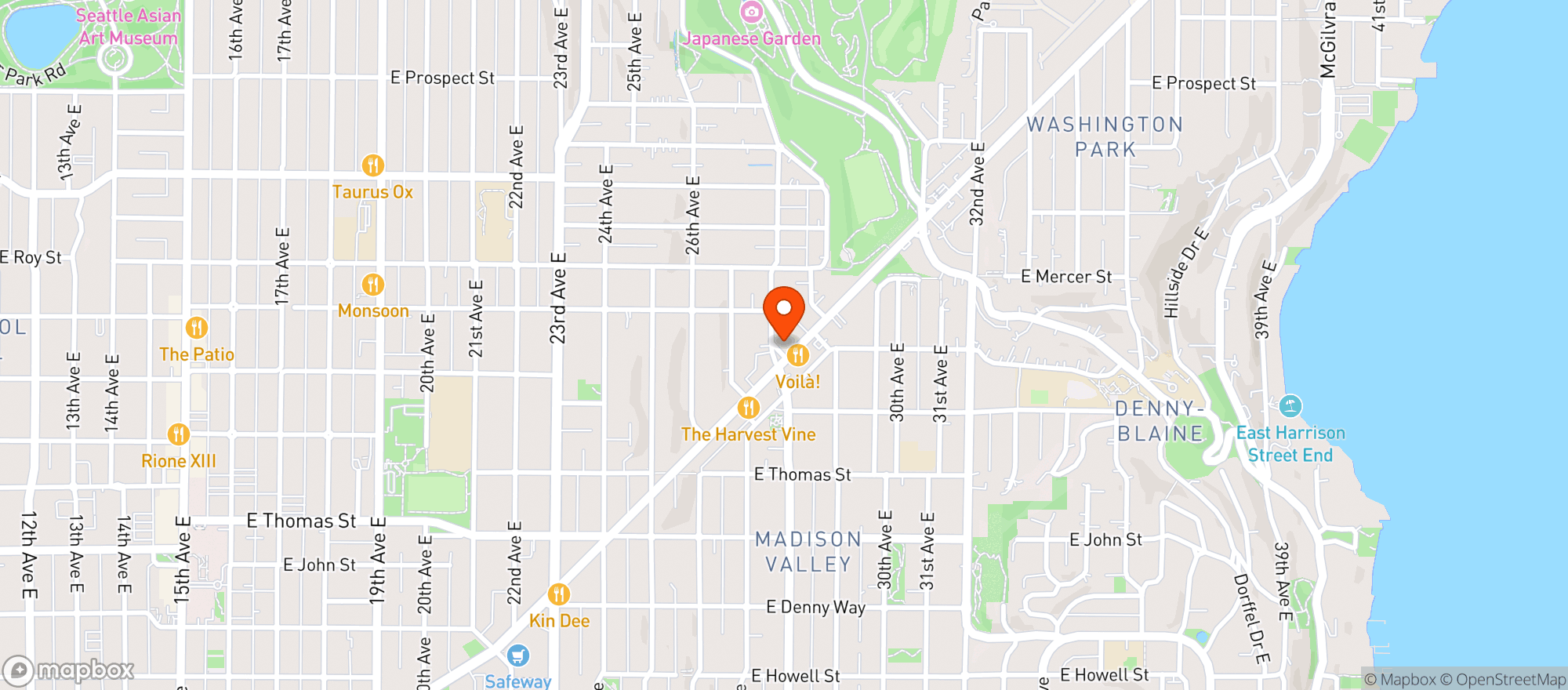 Map showing KAMP