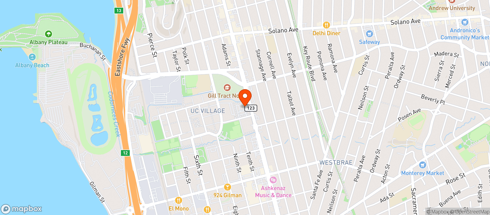 Map showing Sprouts Farmers Market