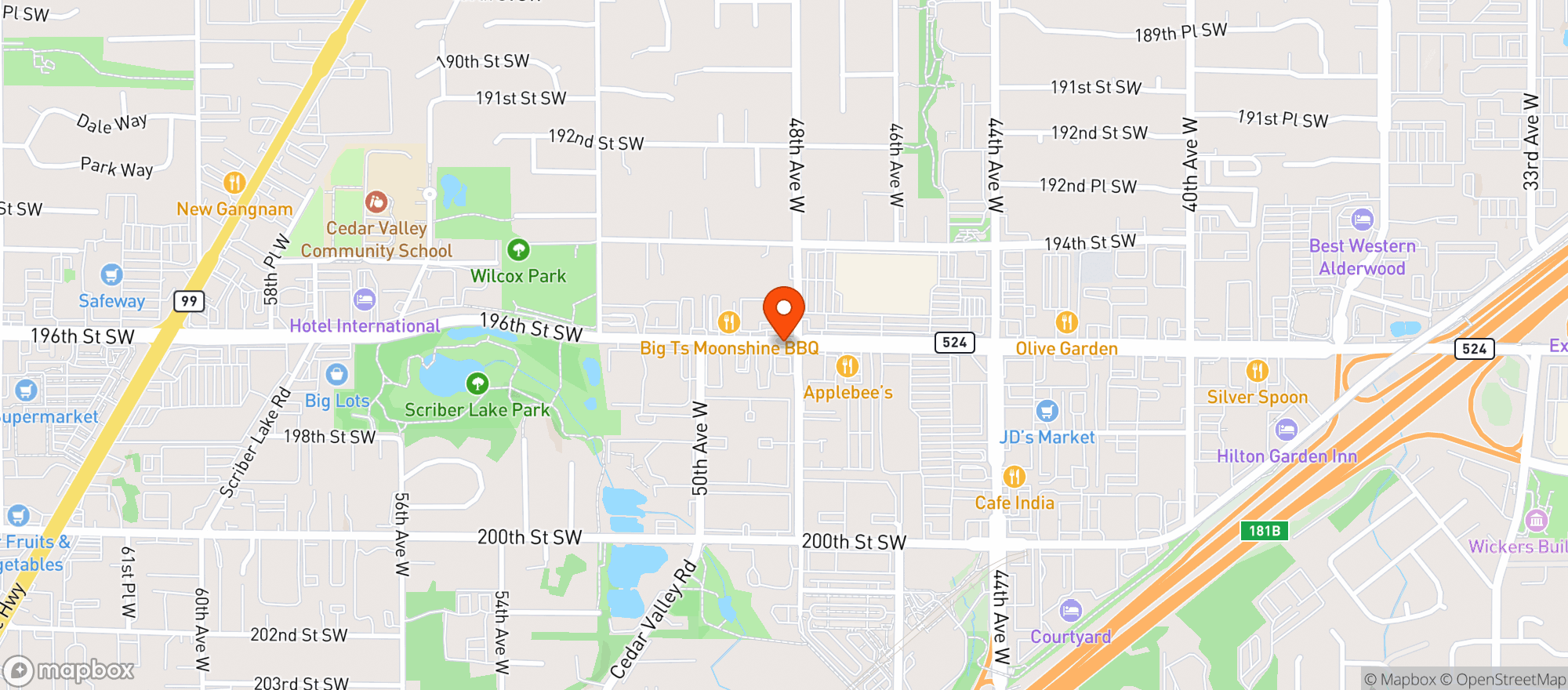 Map showing Ampm