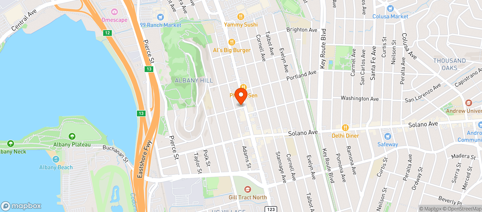 Map showing Club Mallard