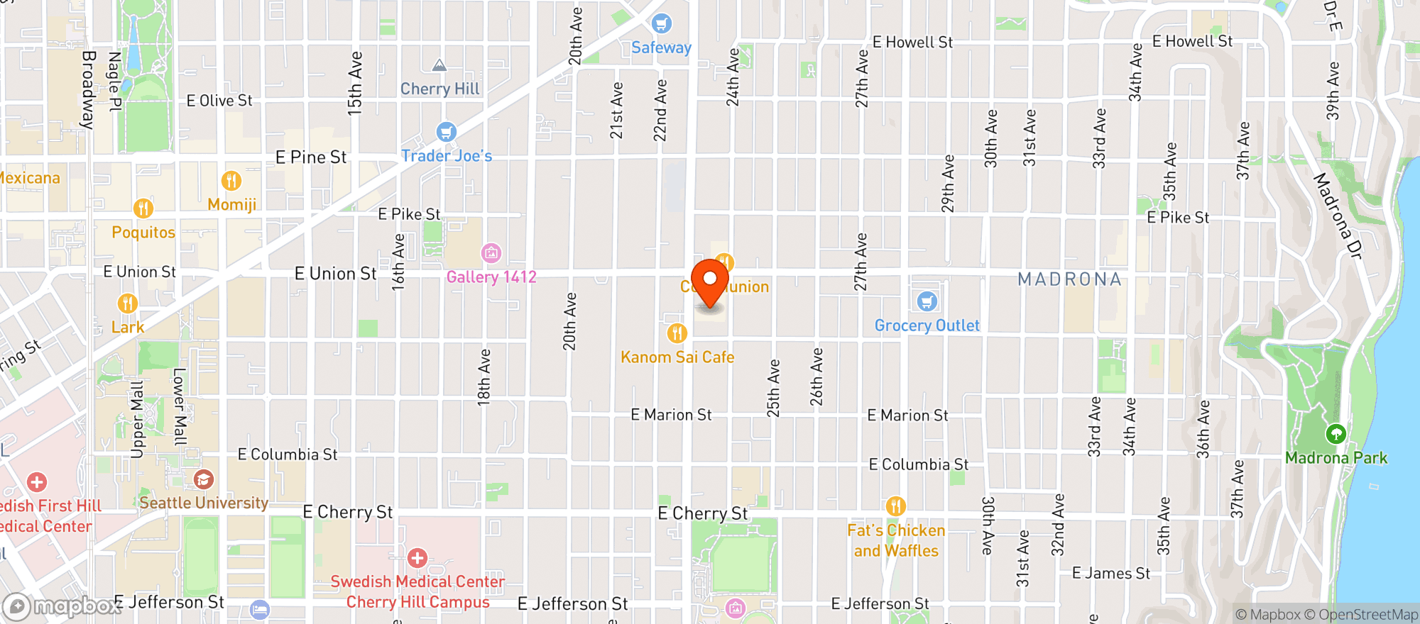 Map showing Neighbor Lady Public House