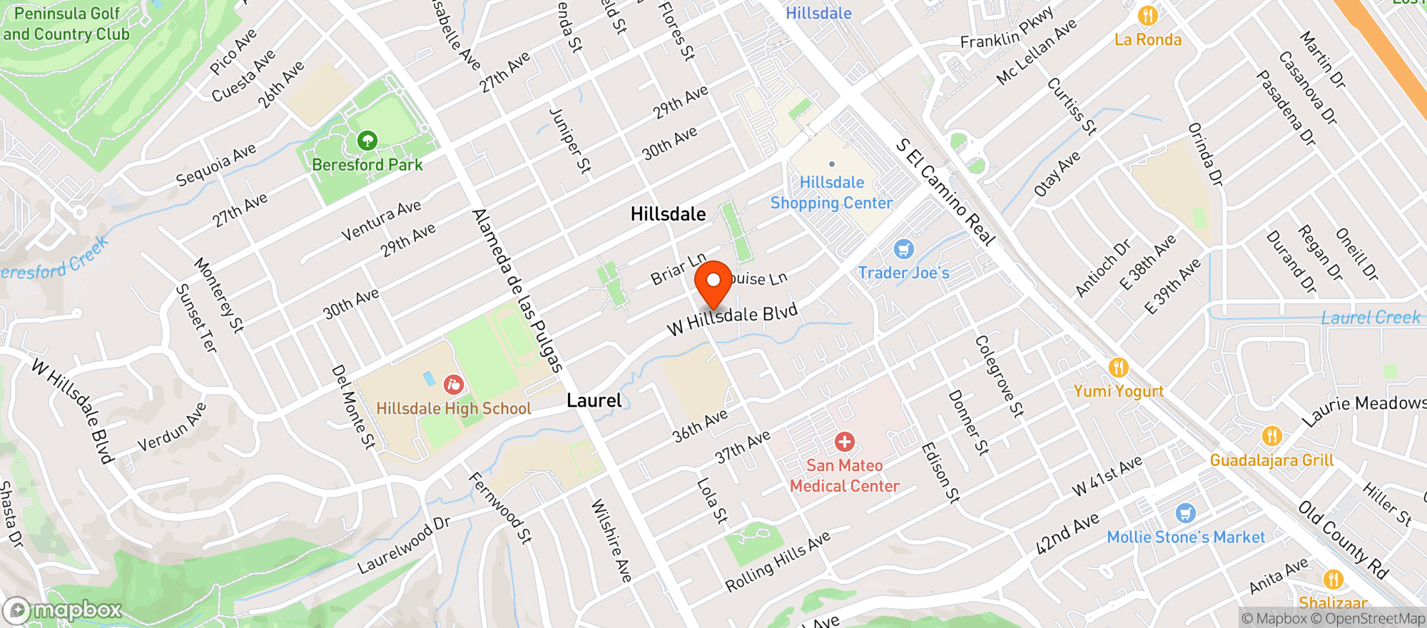 Map showing Gnc