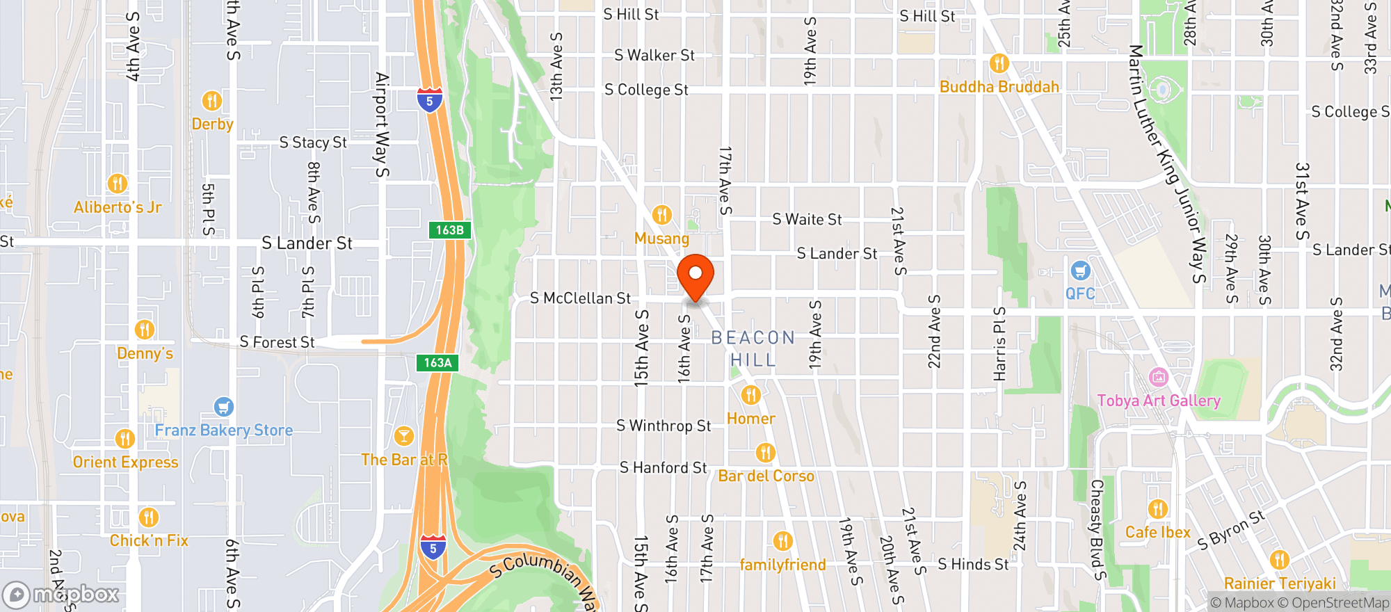 Map showing Perihelion Brewery