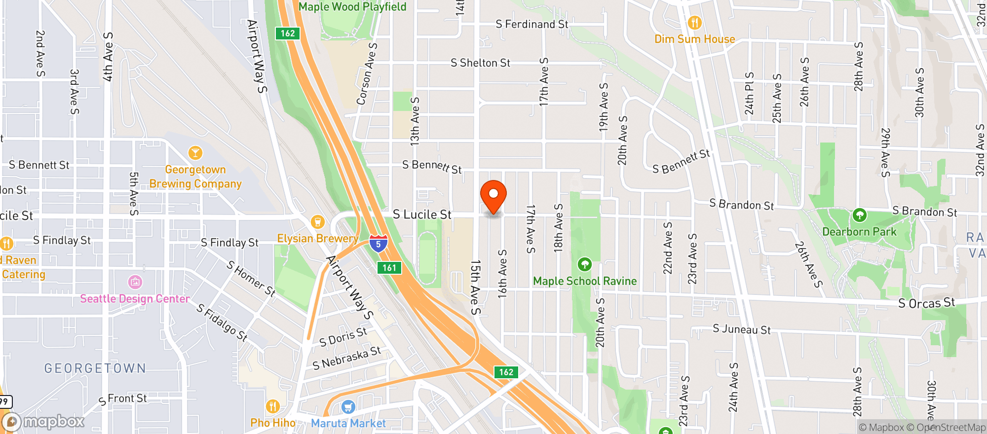 Map showing Bakehouse Inc