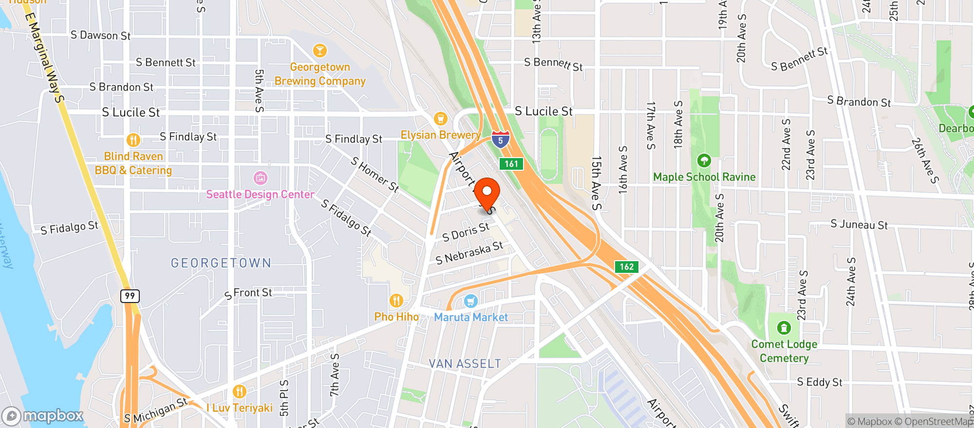Map showing Star Brass Lounge