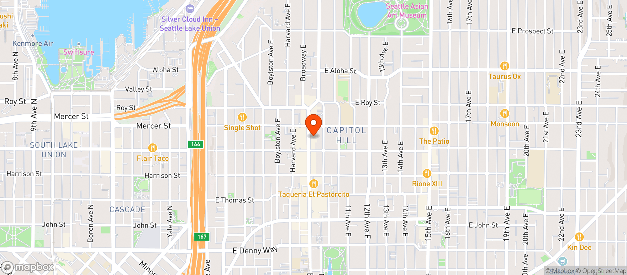 Map showing Kaio Wilker LLC