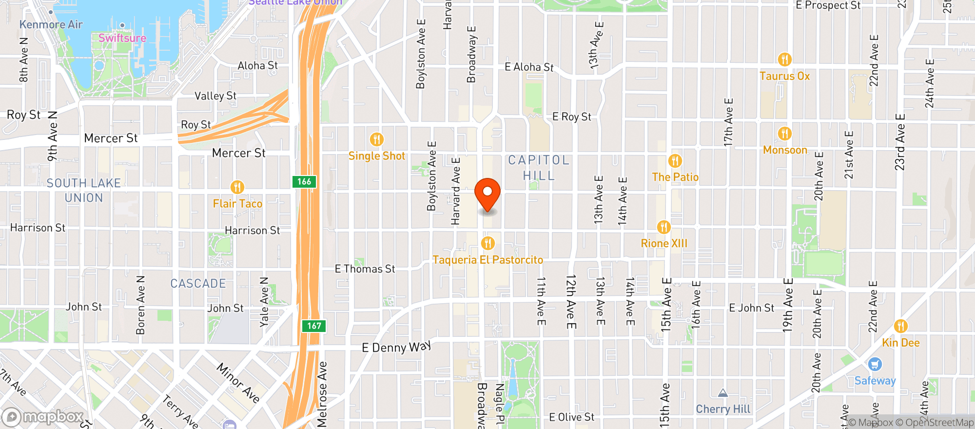Map showing Guillotine