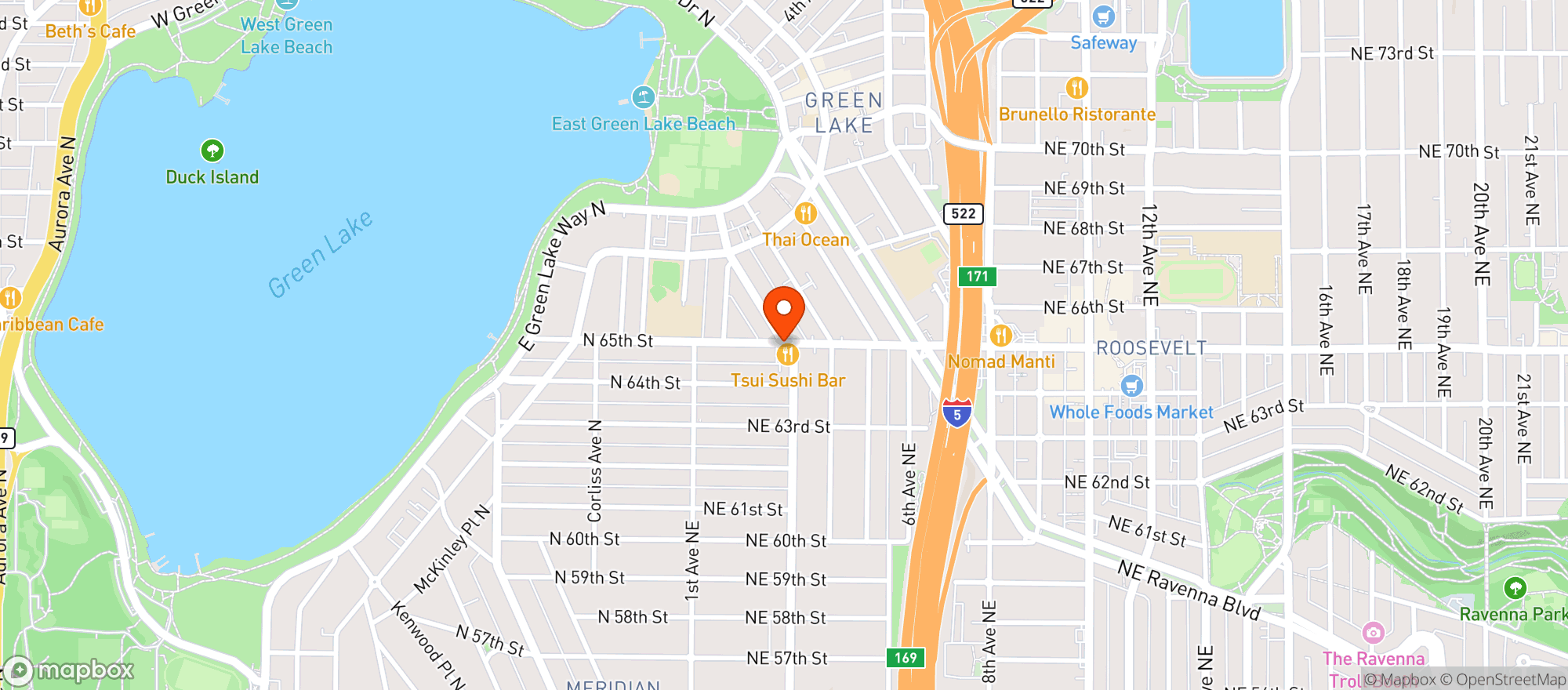 Map showing Latona Pub