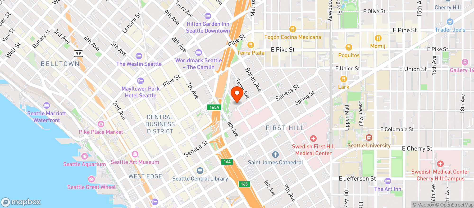 Map showing Horizon House