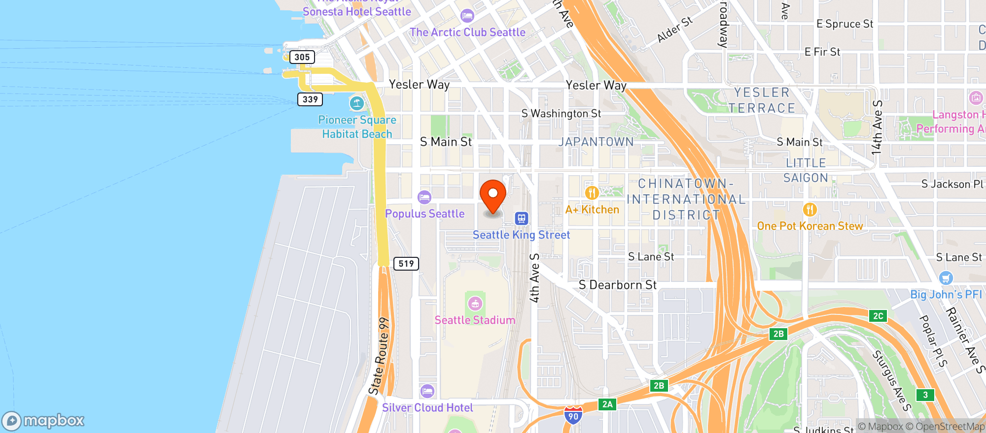 Map showing 13 Coins