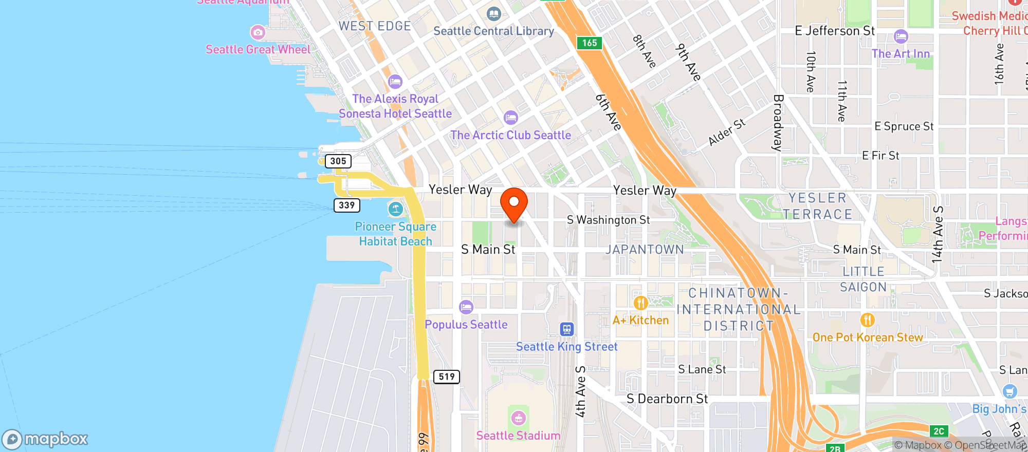 Map showing Mccoys Firehouse