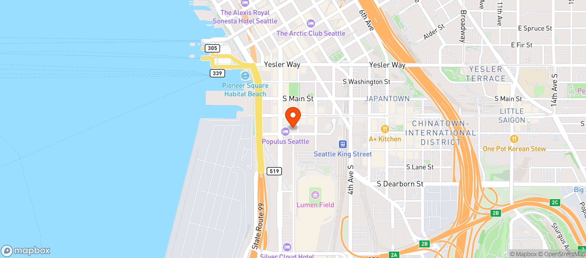 Map showing Lowlander