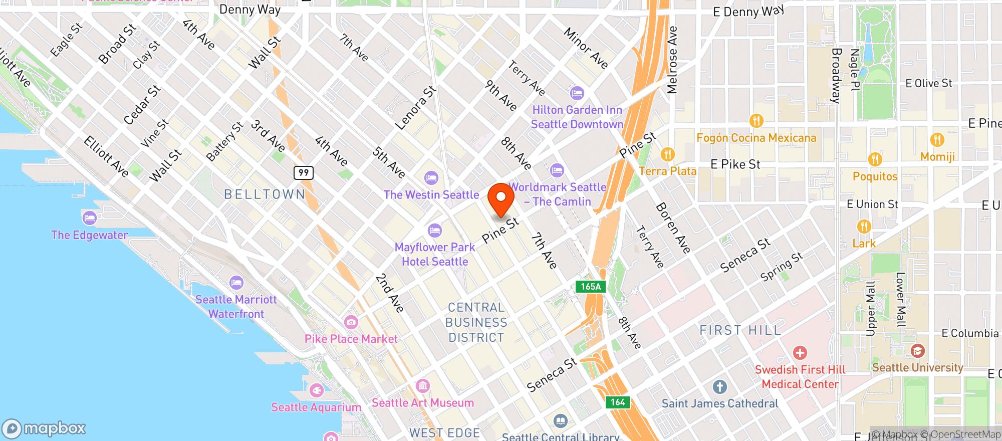 Map showing Ghost Gallery