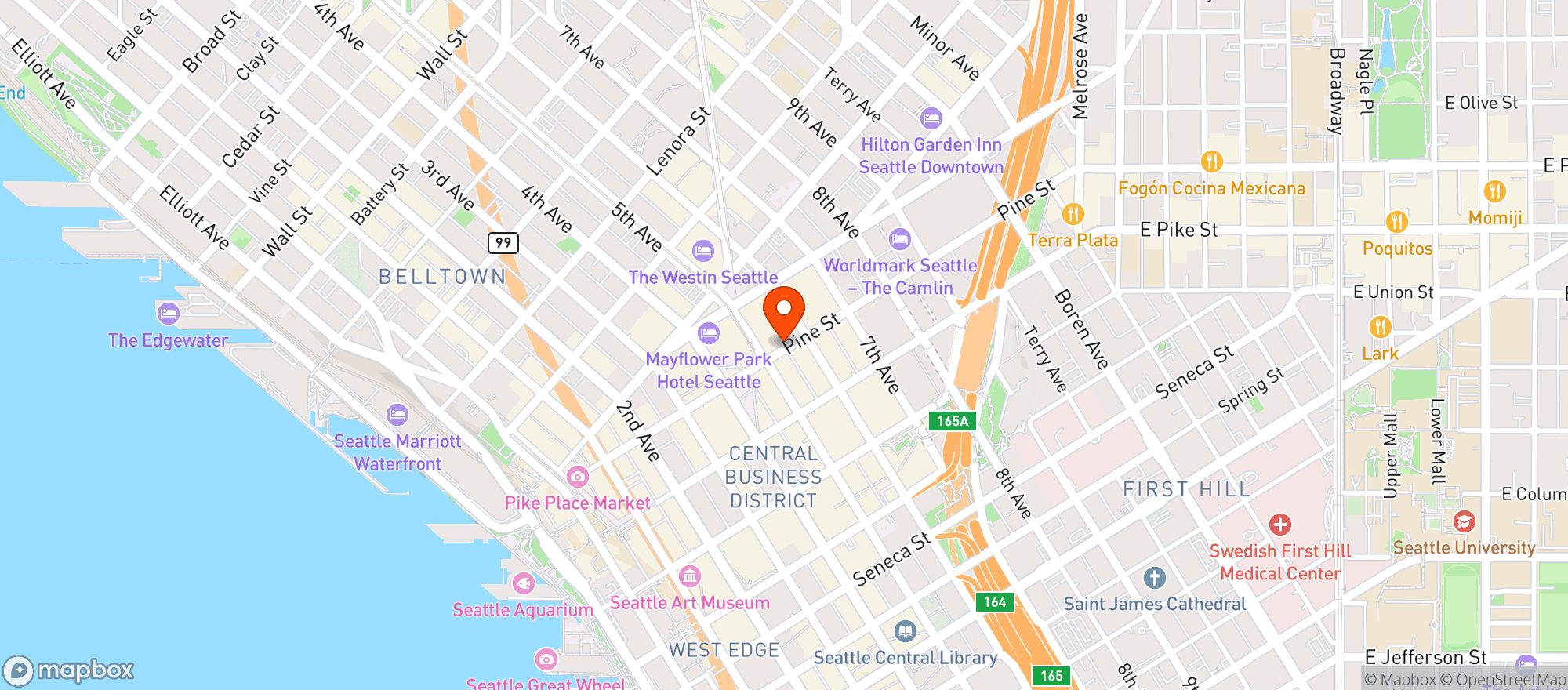 Map showing Nordstrom Habitant