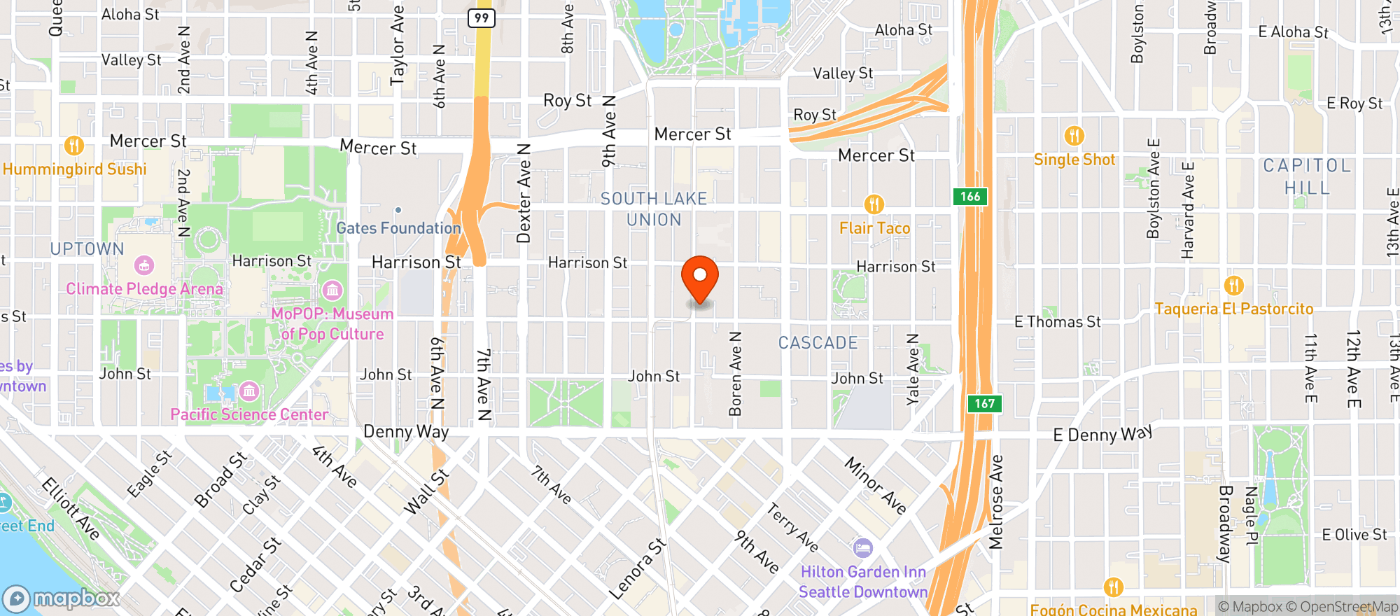 Map showing Astra Hotel #unk