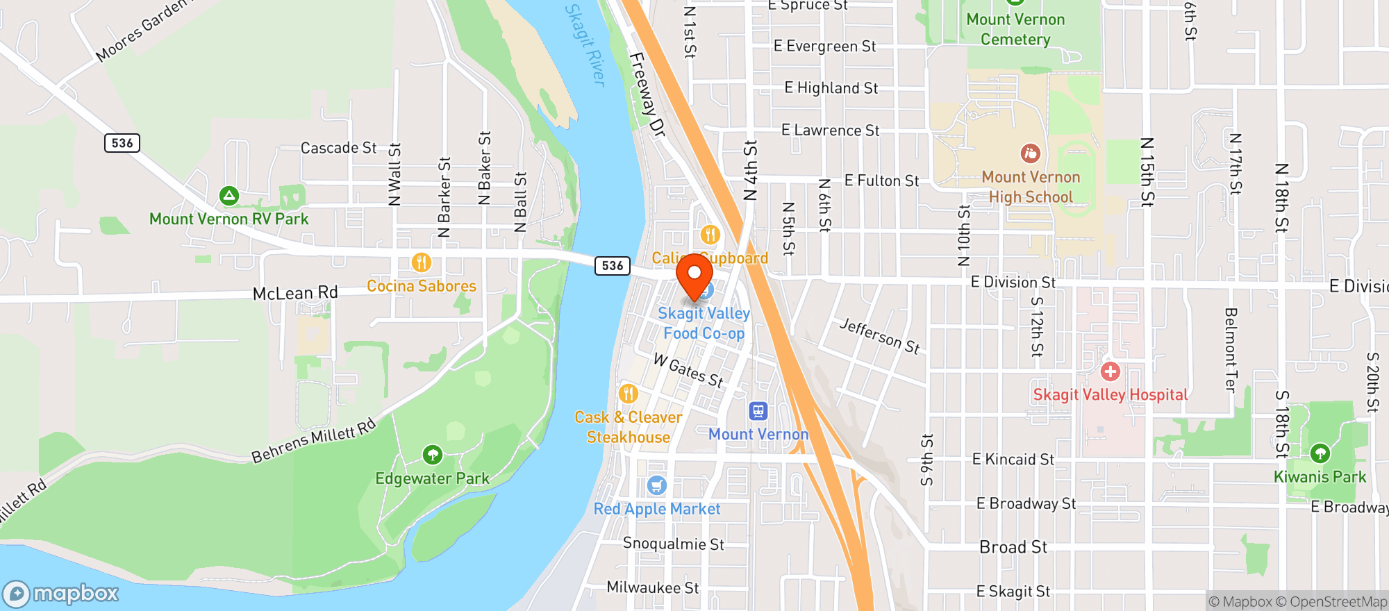 Map showing Small Spaces