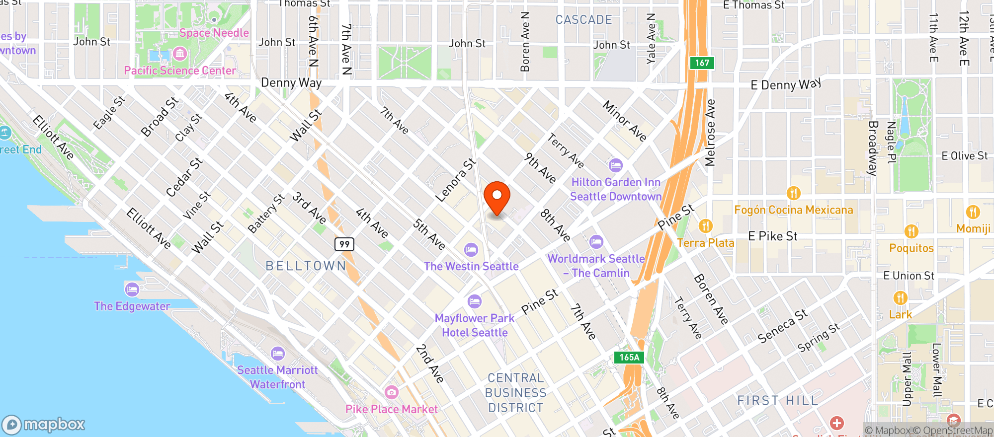 Map showing Pho Bac