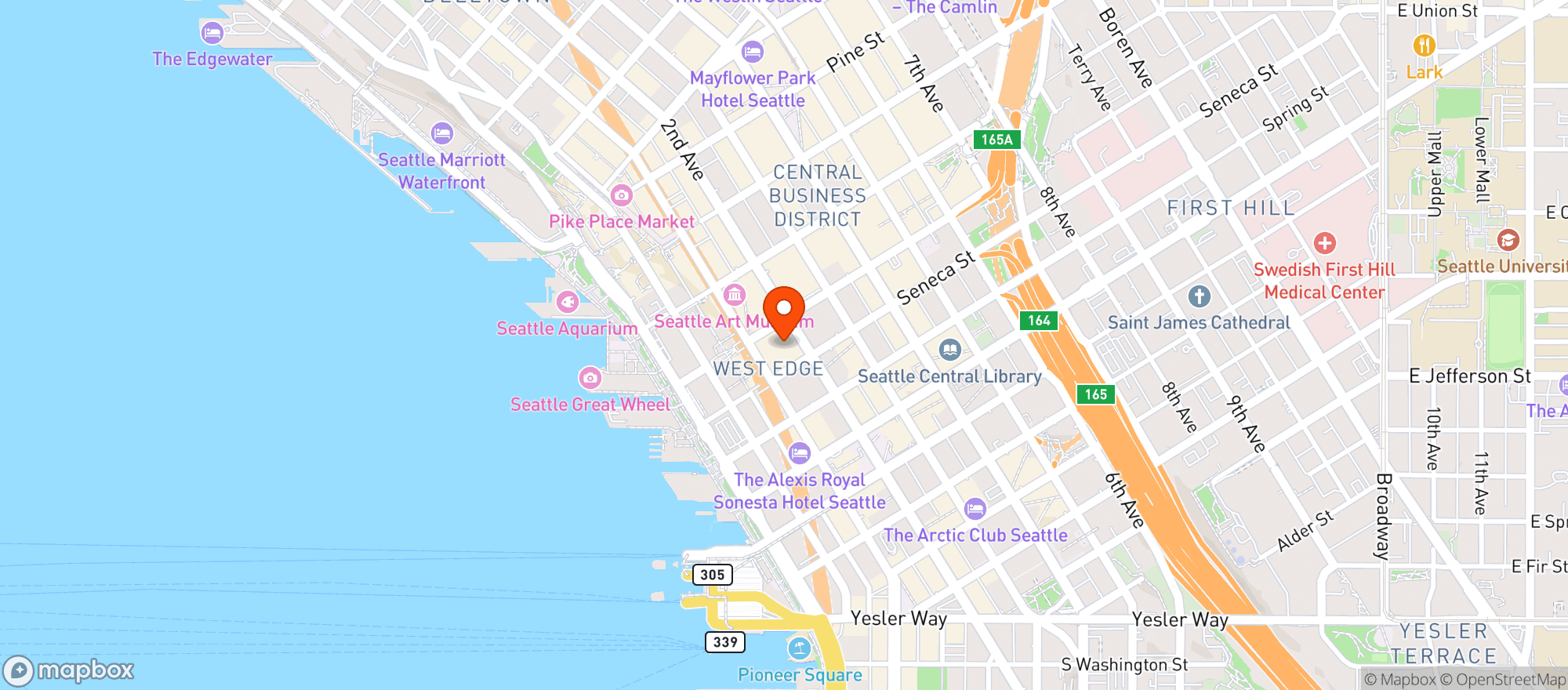 Map showing The Shop By Porter