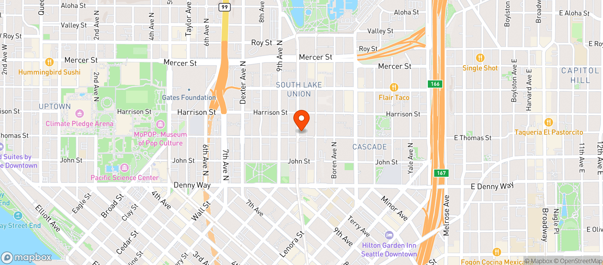 Map showing Fight Club